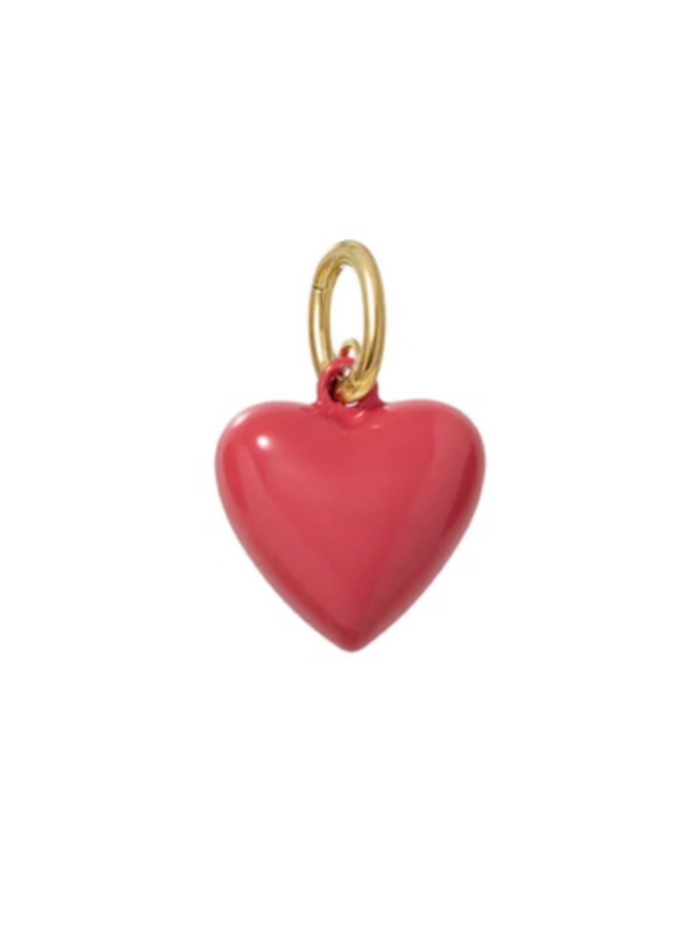 NWOT Roxanne Assoulin The Mini Puffy Heart Charm